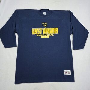 Cotton Exchange West Virginia T-Shirt Men's 2XL Blue Long Sleeve NCAA Vintage